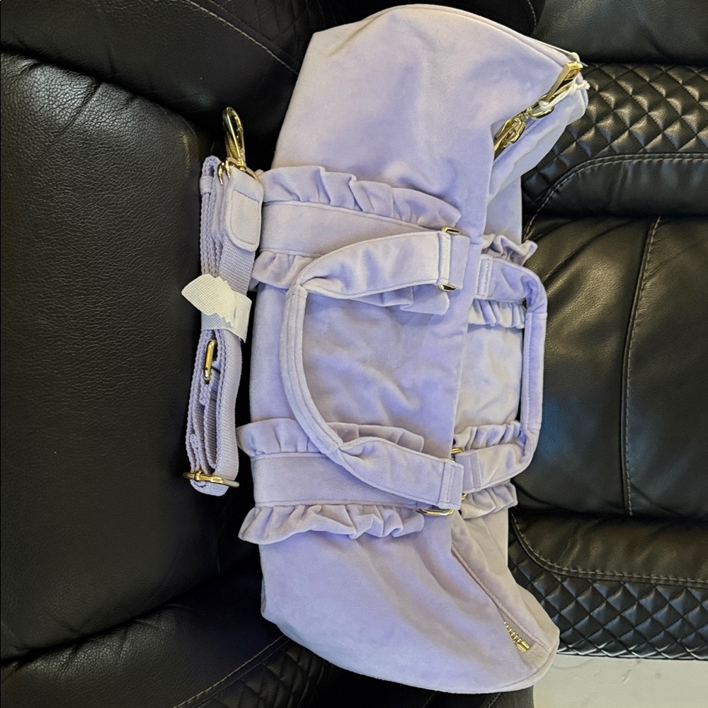Stoney Clover Lane Lilac Travel Bag with Gold Details